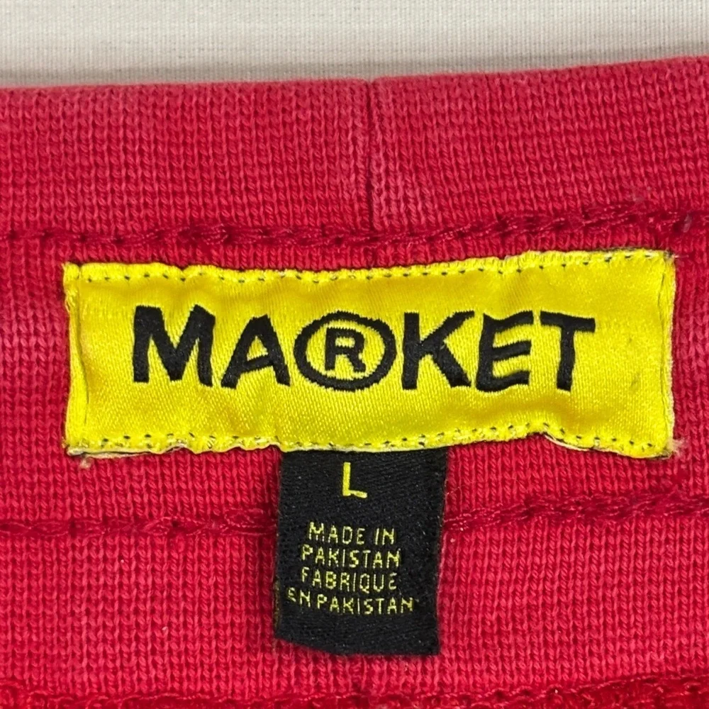 Market Monte Carlo Logo Jogger Sweatpants Red Size L Streetwear
